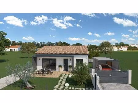 terrain avec maison neuve à vendre