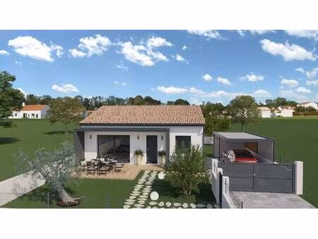 terrain avec maison neuve à vendre