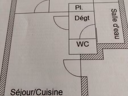 appartement deux pièces 38m2