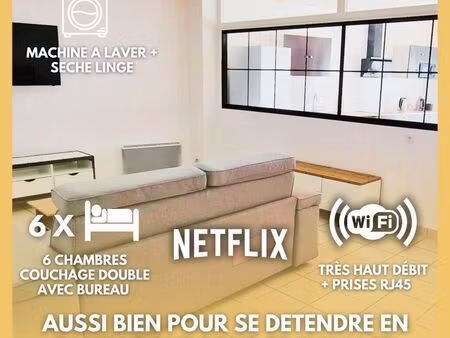 location grande maison meublée brest 1km hypercentre - face au lycée kercichen