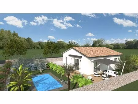 terrain avec maison neuve à vendre