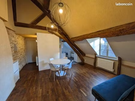 appartement meublé 2 pièces plus mezzanine – 36 m² loi carrez (49 m² au sol) – dernier éta