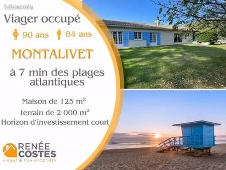 maison en viager 4 pièces 125 m²