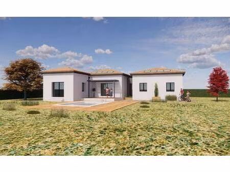 terrain avec maison neuve à vendre