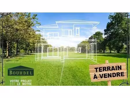 terrain constructible viabilisé à vendre