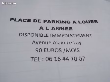 parking sécurisé