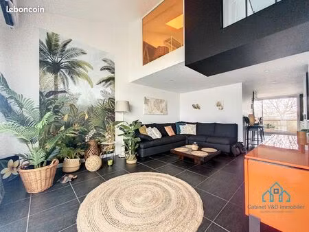 apt t3 duplex d'architecte avec terrasse et loggia fermée avec parking - muret centre