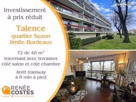 appartement en viager 2 pièces 48 m²