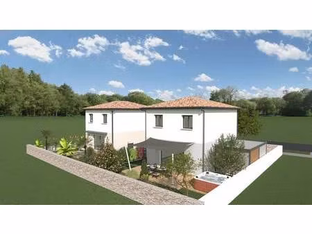 terrain avec maison neuve à vendre