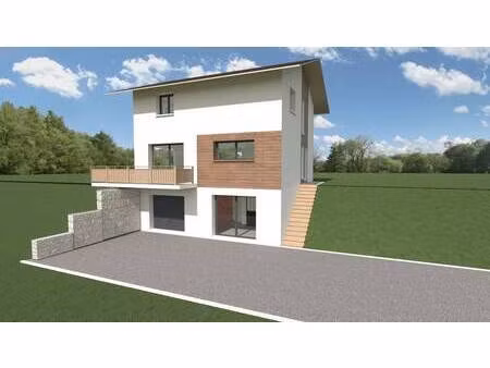 terrain avec maison neuve à vendre