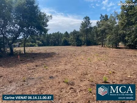 terrain 515 m² pontenx les forges