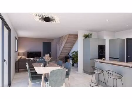 terrain avec maison neuve à vendre