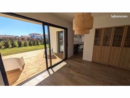 maison 150m² neuve avec terrasses & cuisine d’été – rare