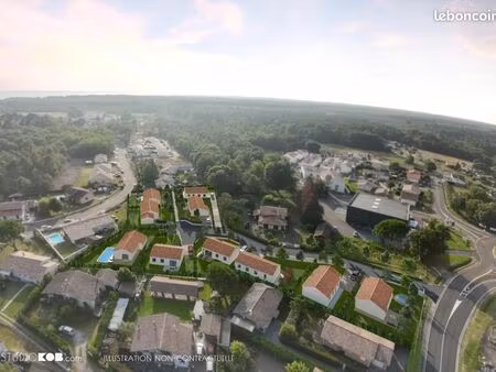 terrain 595 m² parentis en born