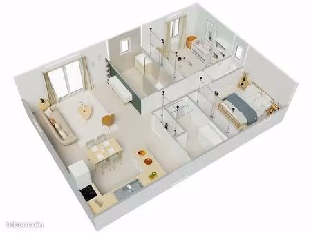 maison 4 pièces 70 m²