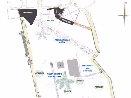 3 locaux semi troglo de 231m2 sur 1350m2 de terrain