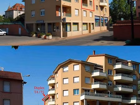 très beau duplex t4-t5 84m² au centre de pont de chéruy