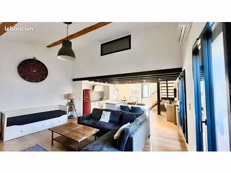 loft centre ville - terrasse et double garage