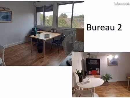bureau rénové  calme et lumineux 15m² centre ville