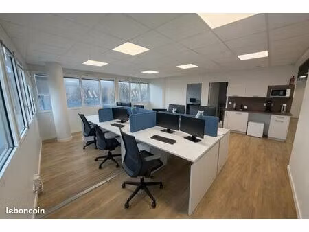 saint-malo – bureaux 140 m² rénovés  meublés et équipés – 4 parkings