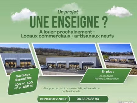 locaux commerciaux artisanaux