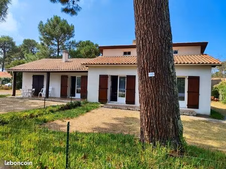 maison constituée de 2 villas t3 meublées dans quartier calme et boise biscarrosse plage