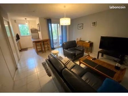 appartement t2 40m2 résidence sécurisée  parking piscine