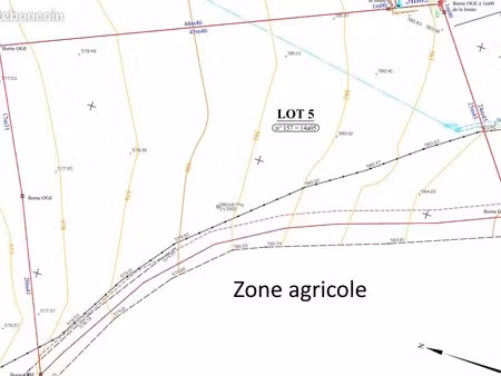 superbe terrain constructible avec vue imprenable