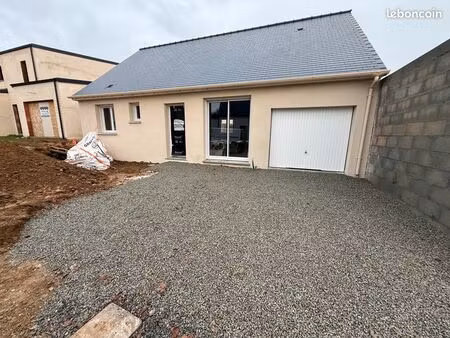 maison neuve de plain pied - 80m2 - 3 chambres - jardin - garage