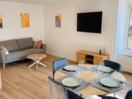 t2 meublé 40m² rénové – prêt à vivre – centre equeurdreville