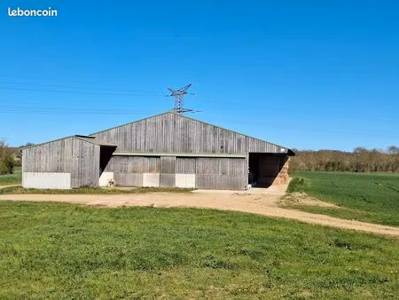 exploitation à transmettre  hangar 1200m2 et 30ha de terre