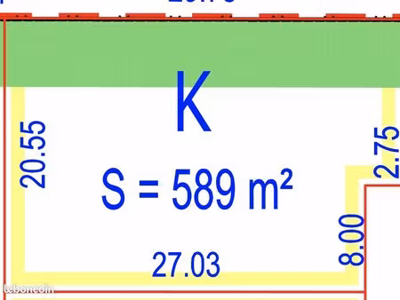 terrain 589 m² saint jean le blanc