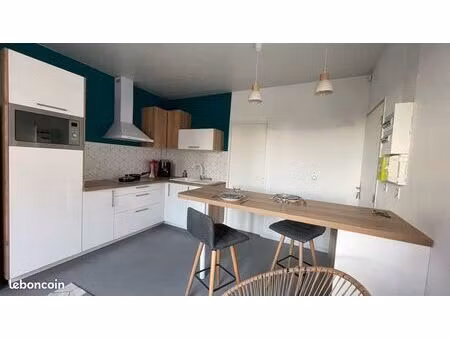 appartement f2 meublé + jardin proche centre  parking gratuit