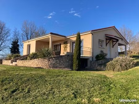 maison contemporaine 115 m² – vue exceptionnelle – terrain 1740 m² – figeac