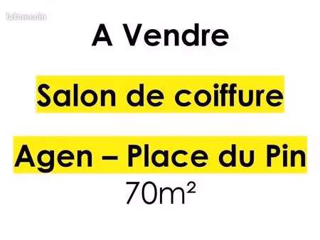 opportunité - salon de coiffure agen - prix bas