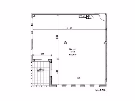bureaux 145 m² saint gely du fesc