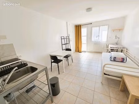 studio meublé disponible en avril - campus belle-beille