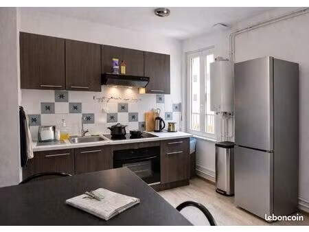 t3 meublé 60 m² – centre saint-chamond – calme & prêt à vivre