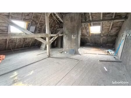 plateau à aménager 85m² total (env. 40m² carrez )