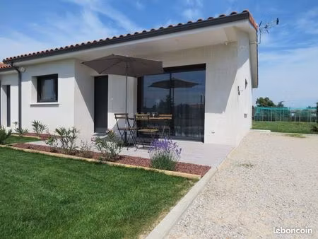★ maison t3 neuve  meublée  clim  terrasse  jardin ★