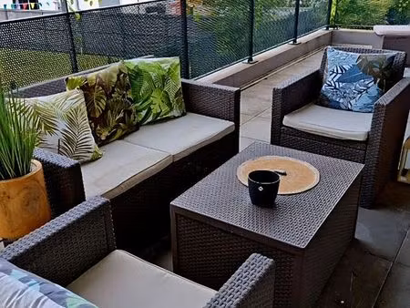 yutz (aéroparc) – t2 45 5 m² avec terrasse 22 m² – parking – résidence 2016 – à 20 km du l