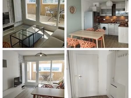 centre-ville de blois - t2 meublé 40m2 + terrasse 12m2 + parking souterrain