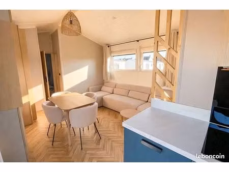 chalet prêt à vivre et parcelle en pleine propriété à 300m des plages de damgan