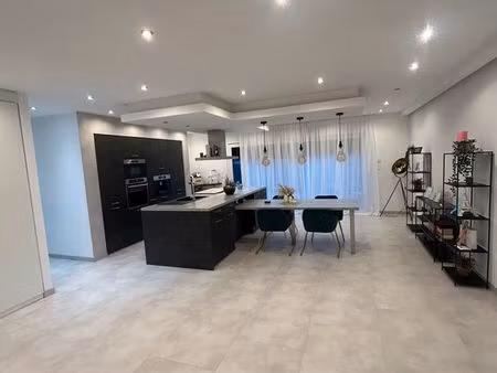 maison récente avec piscine et garage