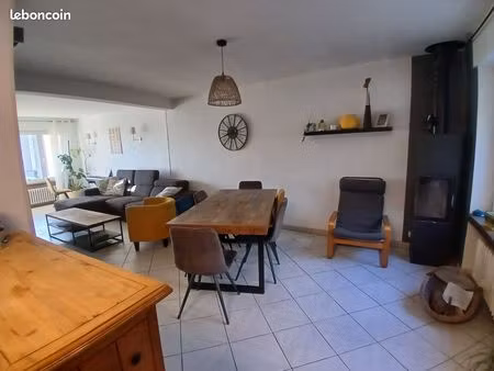 maison mitoyenne -133m² - 5 pièces terrain 5a