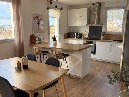 coup de cœur – f2 rénové avec extérieurs + garage + vue exceptionnelle – clermont ferrand 