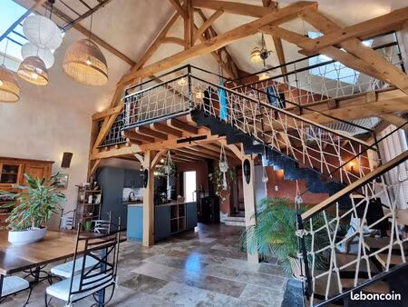 grange dauphinoise entièrement rénovée avec jardin – sermerieu centre village