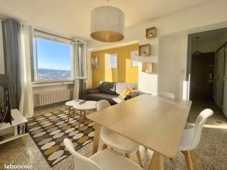 a vendre - t3 meublé et loué - st etienne centre