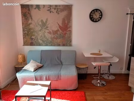 studio meublé 15m²