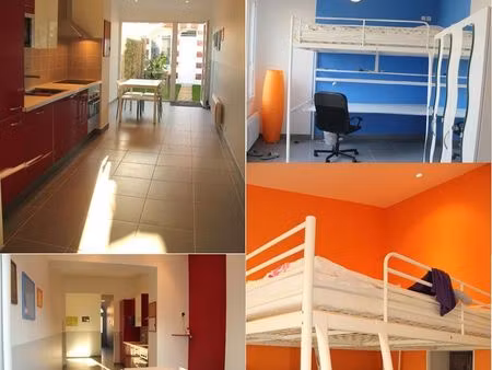 location meublée bordeaux - jardin